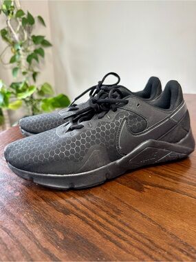 Nike Legend Essential 2 Triple Black Training Shoes